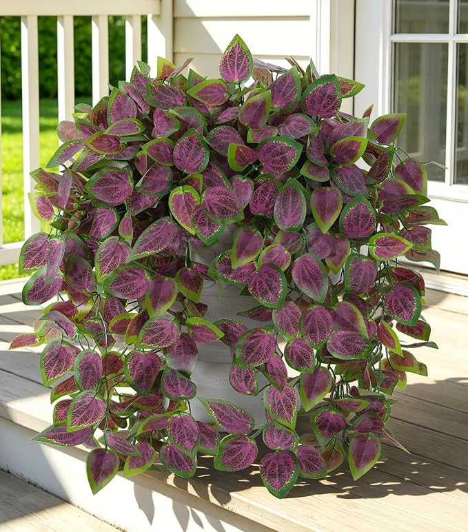 Fake Plants Artificial Hanging Plants by Ivydale