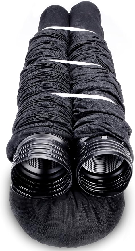 Flex-Drain 52003 Flexible/Expandable Landscaping Drain Pipe, Perforated - Image 2