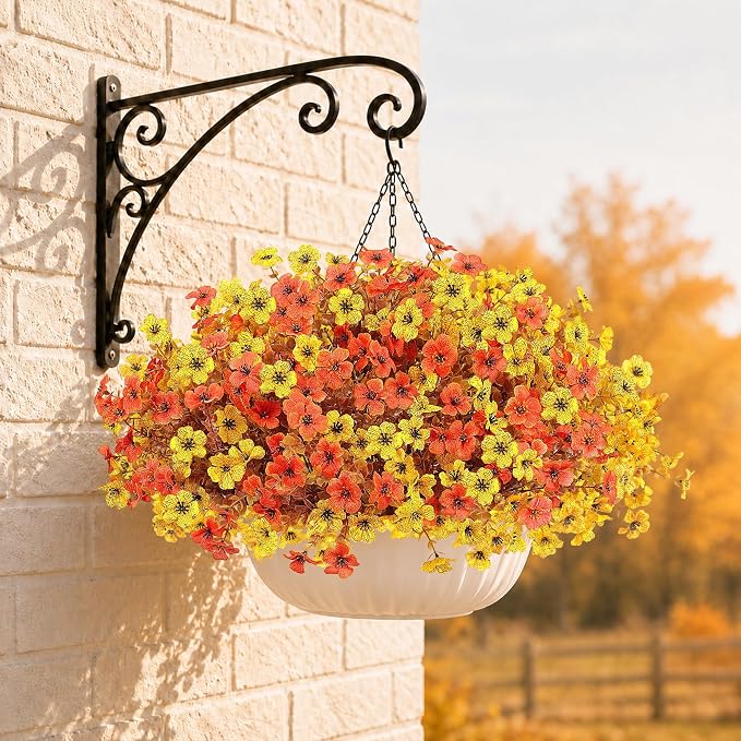 Artificial Fake Mums Flowers Plants - Image 8