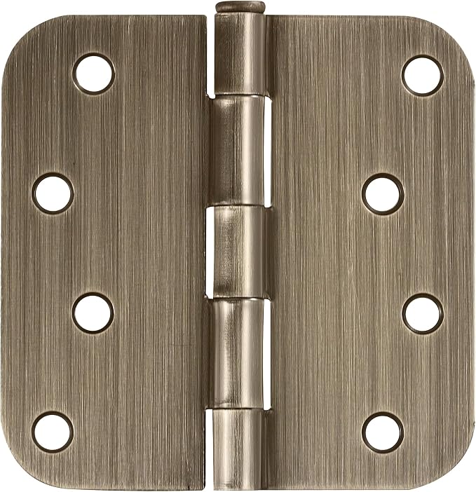 Design House Interior Door Hinge, Antique Brass | 5/8" Radius, Traditional - Image 2