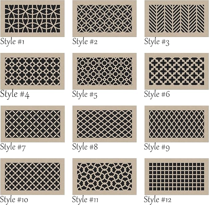 Vent Cover for walls and ceiling Custom Size Fan cover Wall Register Ceiling - Image 4
