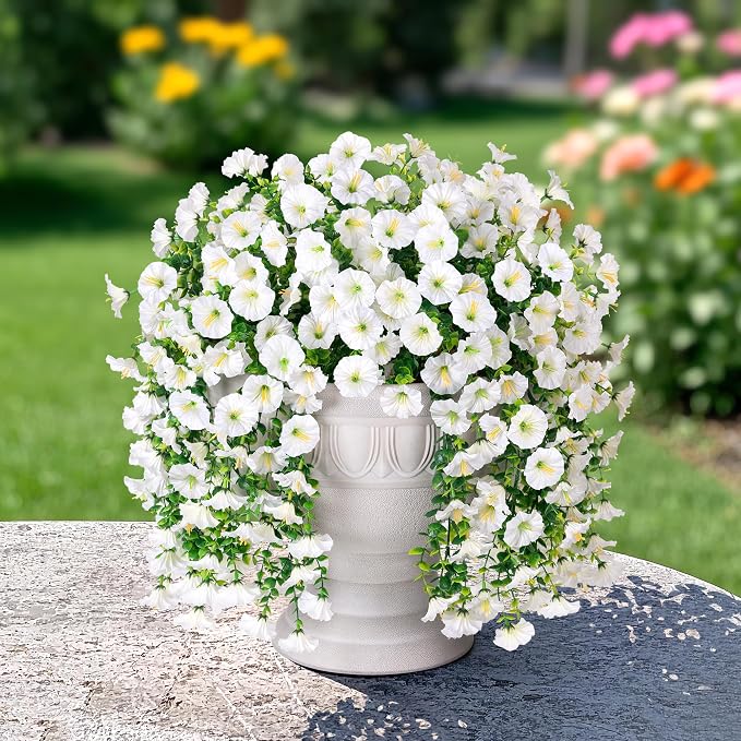 Artificial Faux Hanging Flowers Plants - Image 5