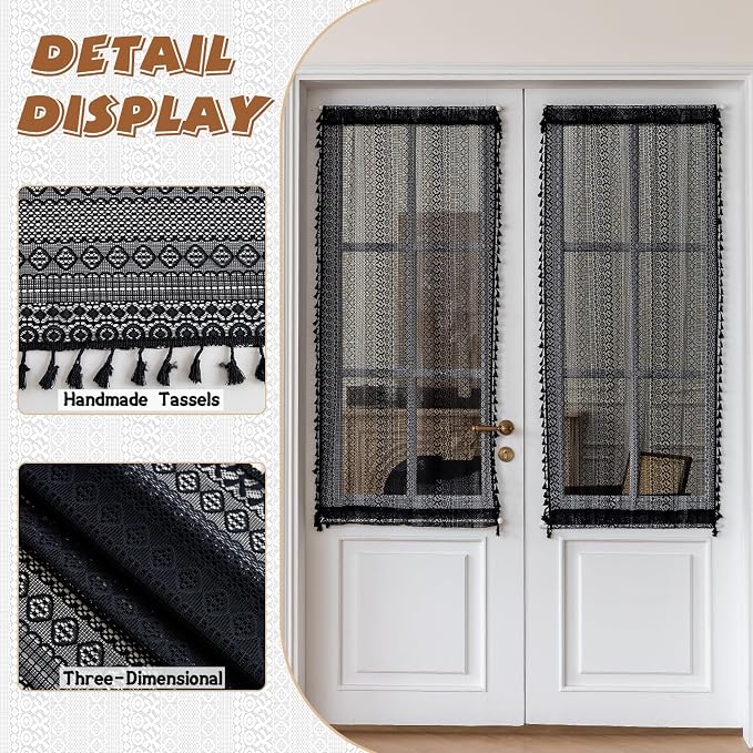 Sutuo Home French Door Curtains - Image 2