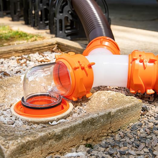 Camco RhinoFLEX Camper/RV Wye Sewer Hose Fitting Features 360Degree Swivel Ends - Image 3