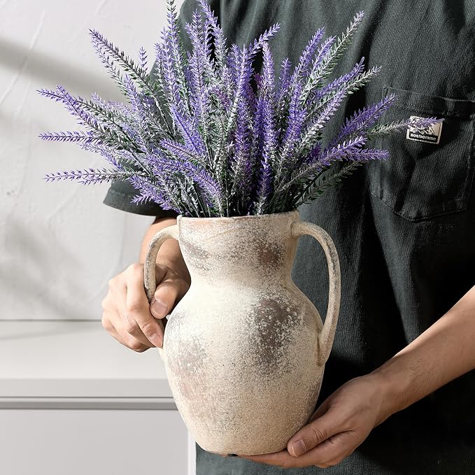 Emotionally Grounded Vase, Vaseking Large Ceramic Rustic Vase - Image 5