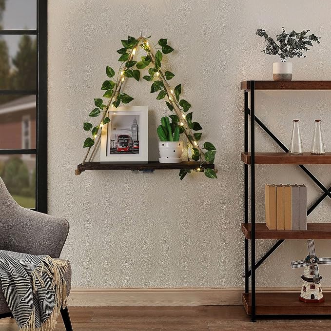 Floating Shelves for Wall, Hanging Shelves, Room Decor, Wall Decor, Boho Decor - Image 4