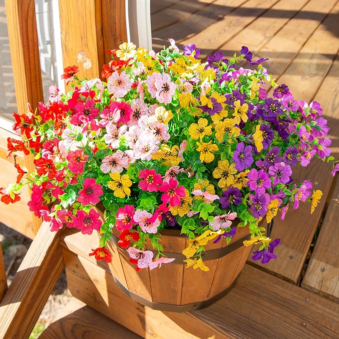 Artificial Flowers for Outdoor Indoor Garden Home Decoration, Faux Flower Daisy - Image 2