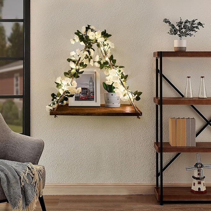 Floating Shelves for Wall, Hanging Shelves, Room Decor, Wall Decor, Boho Decor - Image 4
