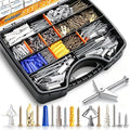 weideer 346PCS 11Sizes Drywall Anchors and Screws Assortment Kit, Toggle Bolts by weideer