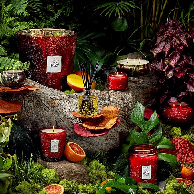 Voluspa Goji Tarocco Orange Large Scented Candle Jar 18 Oz, 100 Hr Burn | - Image 6