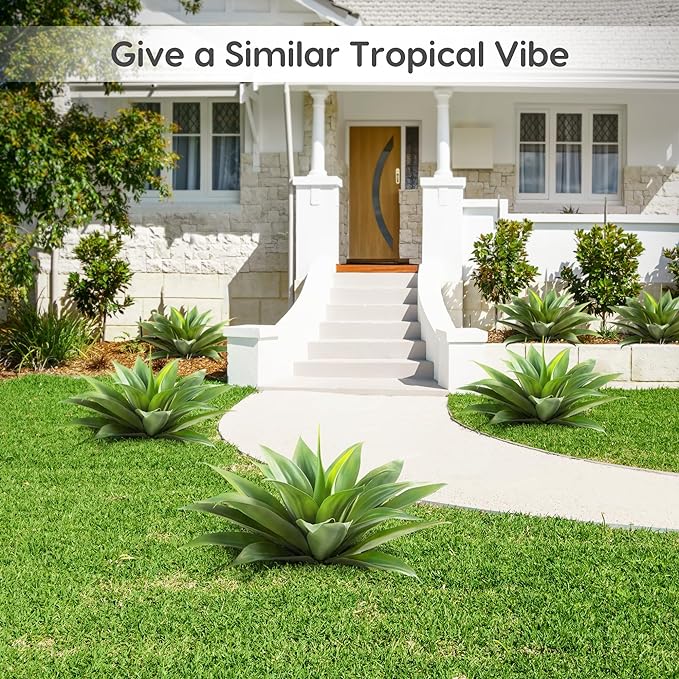 Velener Artificial Agave Plant Set, 18 Inch, Faux Aesthetic Plants - Image 3
