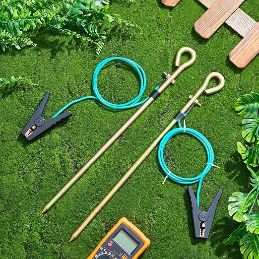 Tellegloww 2 Pcs Portable Ground Rod Grounding Rod - Image 7