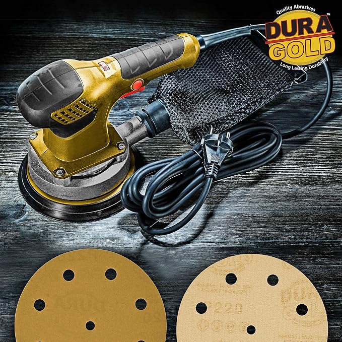 Dura-Gold Premium 5" Gold Sanding Discs - Image 5