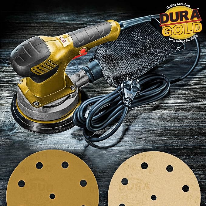 Dura-Gold Premium 5" Gold Sanding Discs - Image 5