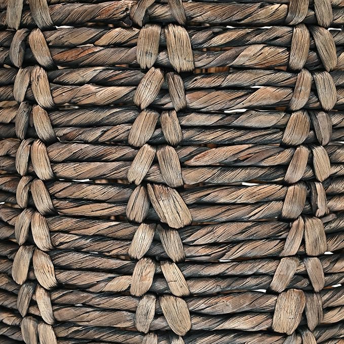 happimess Laurel Hand-Woven Abaca Storage Basket 19", Laundry Room Entryway - Image 5