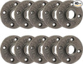 3/4" Heavy Duty Floor Flange, Home TZH 10 Pack Malleable iron Pipe Flange by HomeTZH