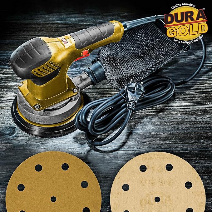 Dura-Gold Premium 5" Gold Sanding Discs - Image 5