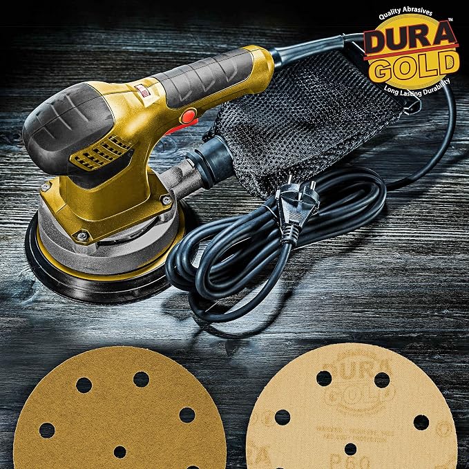 Dura-Gold Premium 5" Gold Sanding Discs - Image 5