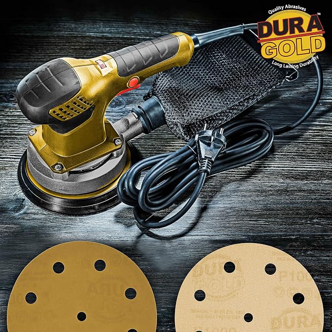Dura-Gold Premium 5" Gold Sanding Discs - Image 5