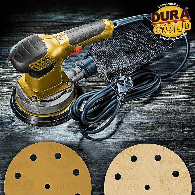 Dura-Gold Premium 5" Gold Sanding Discs - Image 5