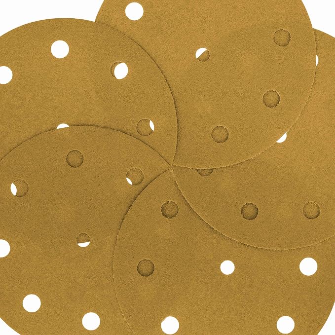 Dura-Gold Premium 5" Gold Sanding Discs - Image 3