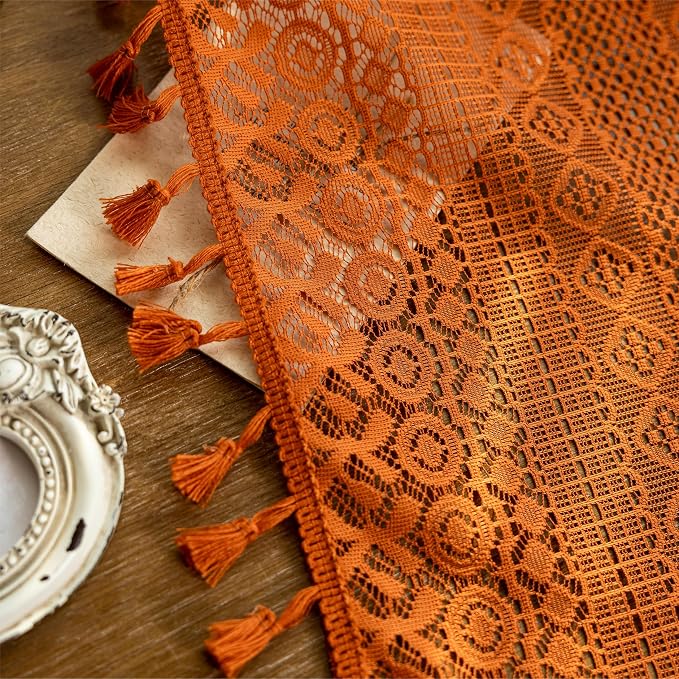 Sutuo Home Boho Kitchen Window Curtains - Image 9