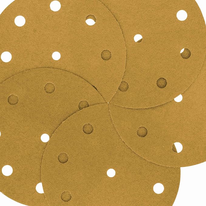 Dura-Gold Premium 5" Gold Sanding Discs - Image 3