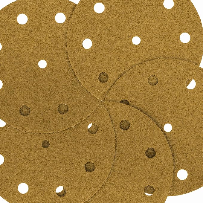 Dura-Gold Premium 5" Gold Sanding Discs - Image 3