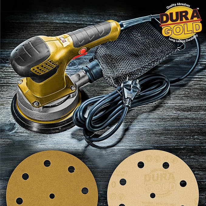 Dura-Gold Premium 5" Gold Sanding Discs - Image 5