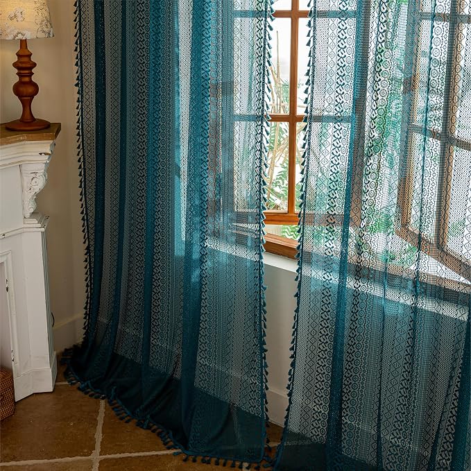 Sutuo Home Boho Curtains 2 Panels - Image 9