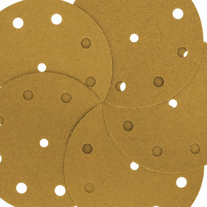 Dura-Gold Premium 5" Gold Sanding Discs - Image 3