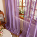 Sutuo Home Lavendar Boho Curtains 84 inches Long by SutuoHome