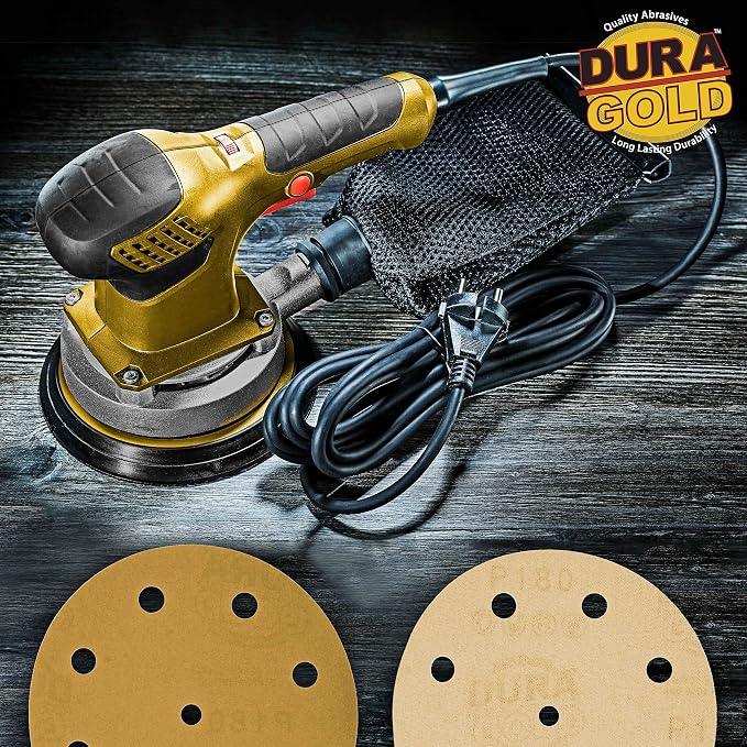 Dura-Gold Premium 5" Gold Sanding Discs - Image 5
