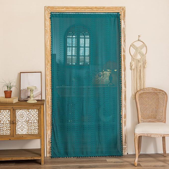 Sutuo Home Boho Sheer Doorway Curtain by SutuoHome