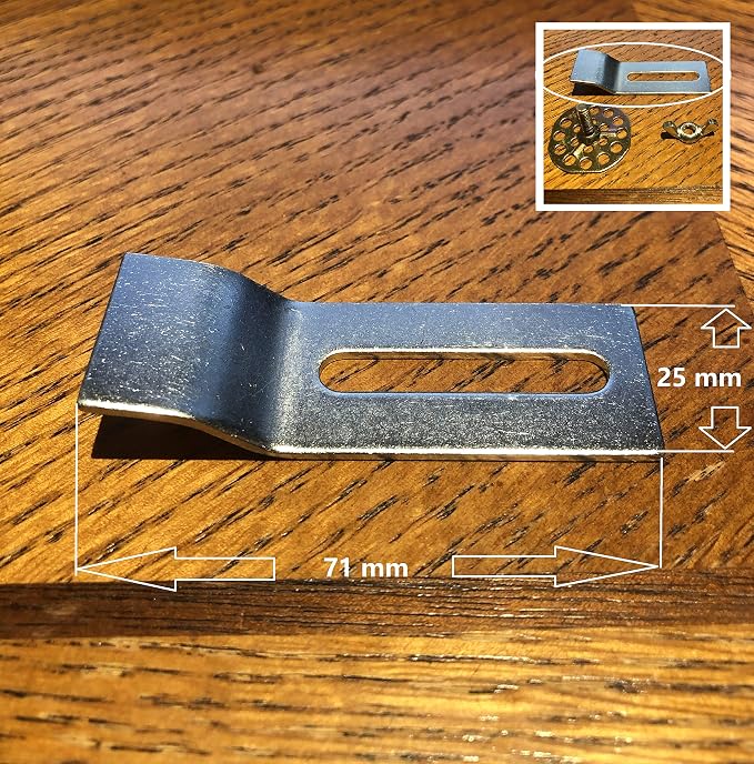 Undermount Sink Clips, Sink Brackets, Bathroom Kitchen Ceramic Stainless Steel - Image 8