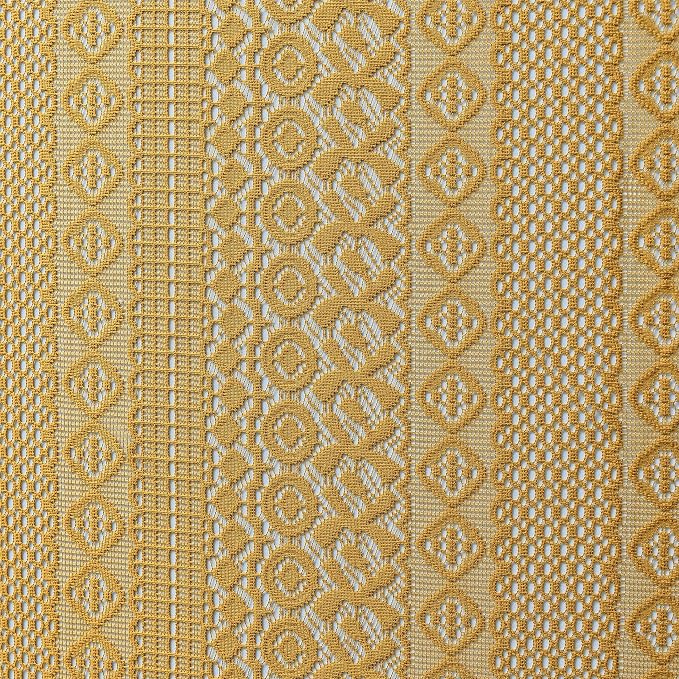 Sutuo Home Gold Lace Boho Curtains 2 Panels - Image 9
